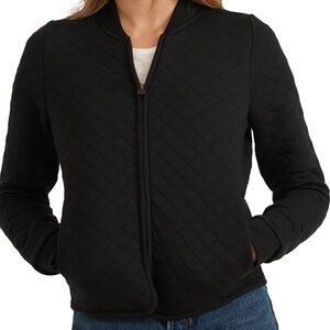 Marine Layer Black Quilted Jacket